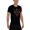 Image of Obstacle Course Racing Tech Shirt, Red Sleeve -  - Hoplite-Outfitters - Training, Racing and Recovery Gear
