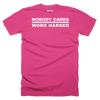 Image of Nobody Cares Short-Sleeve T-Shirt, Bkwrds, Dark -  - Hoplite-Outfitters - Training, Racing and Recovery Gear