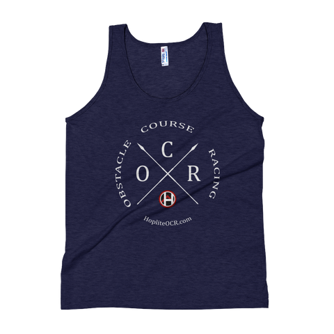 Obstacle Course Racing Crossed Spears Unisex Tank Top -  - Hoplite-Outfitters - Training, Racing and Recovery Gear
