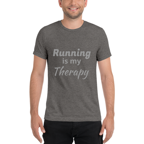Running is my Therapy T-Shirt d -  - Hoplite-Outfitters - Training, Racing and Recovery Gear