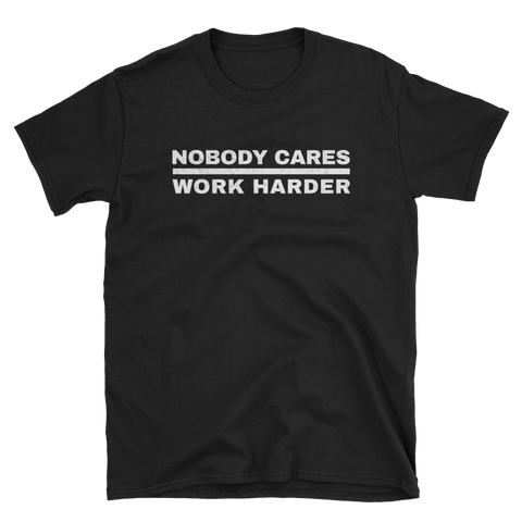 Nobody Cares T-Shirt, Dark -  - Hoplite-Outfitters - Training, Racing and Recovery Gear