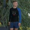 Image of Obstacle Course Racing Performance Long Sleeve, blue left sleeve -  - Hoplite-Outfitters - Training, Racing and Recovery Gear