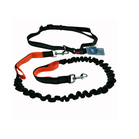 Elastic Running Dog Leash with Waist Belt - Accessories - Hoplite-Outfitters - Training, Racing and Recovery Gear